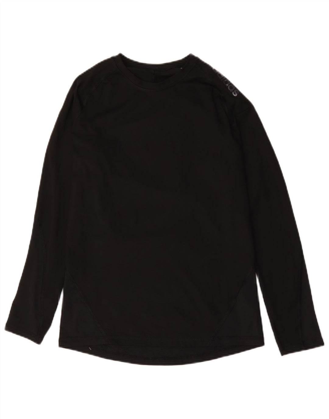 Adidas Mujer Climacool Graphic Top Manga Larga UK 12 Medium Negro