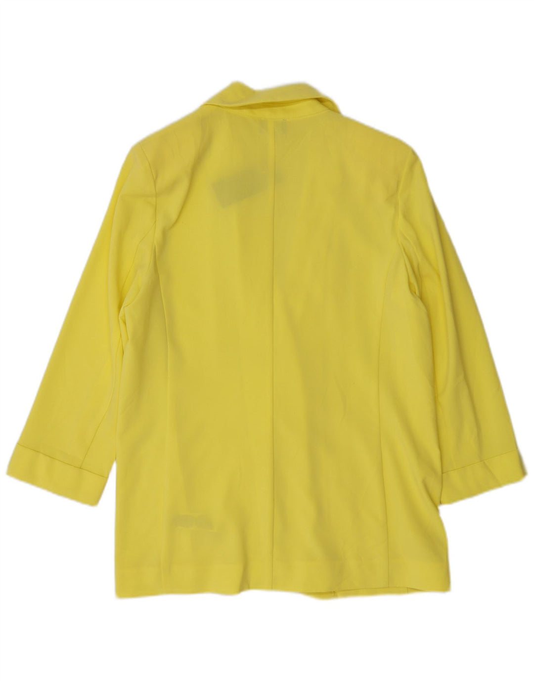 Marks & Spencer Chaqueta tipo blazer abierta de manga 3/4 para mujer UK 40 Amarillo mediano