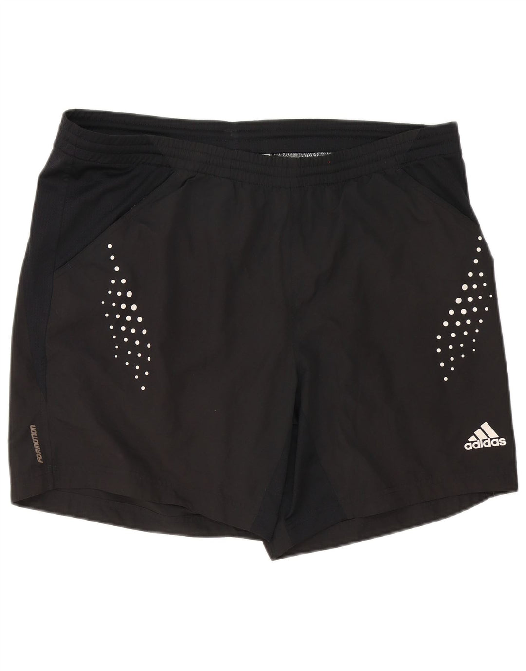 Adidas Mens Clima 365 Sport Shorts Grande Negro Manchado Poliéster