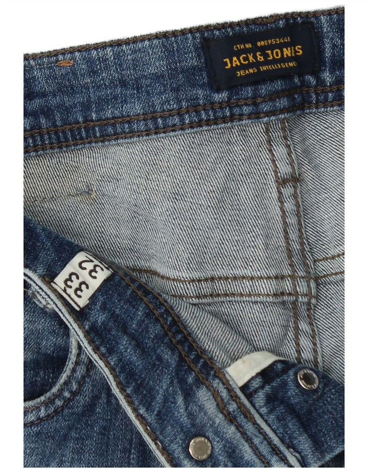 Jack & Jones Vaqueros slim GLENN para hombre W33 L32 Azul