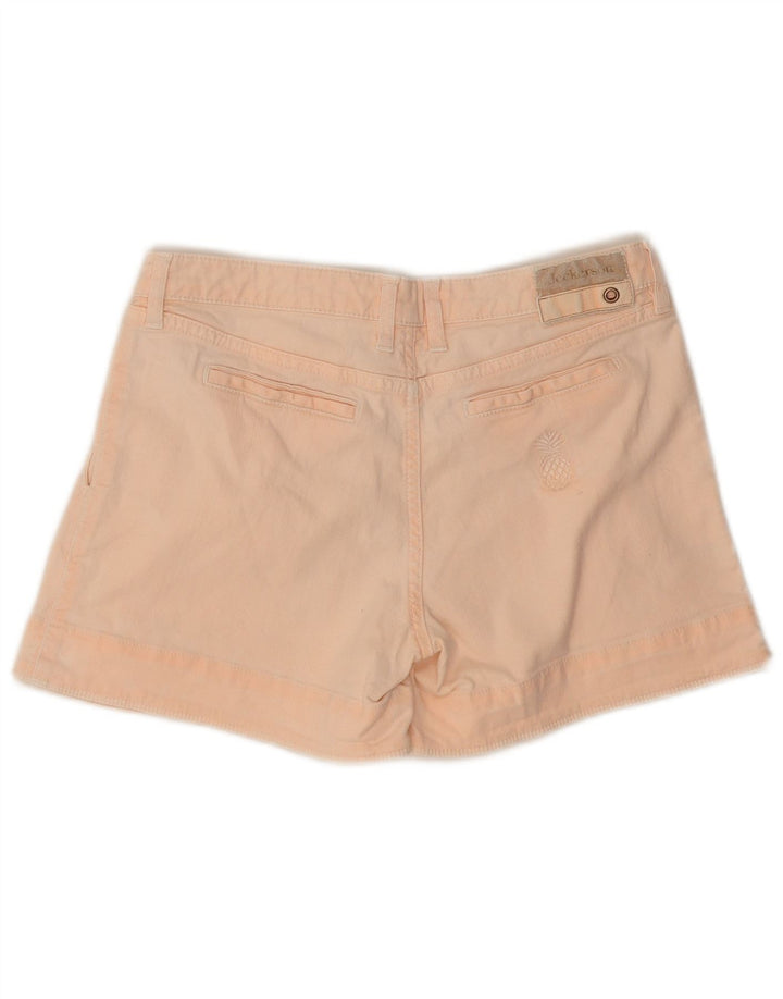 Pantalones cortos de mezclilla Jeckerson para mujer W28 de algodón rosa medio