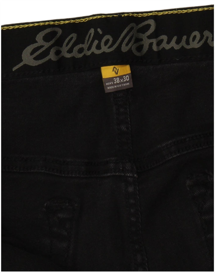 Eddie Bauer Vaqueros rectos para hombre W38 L30 Negro
