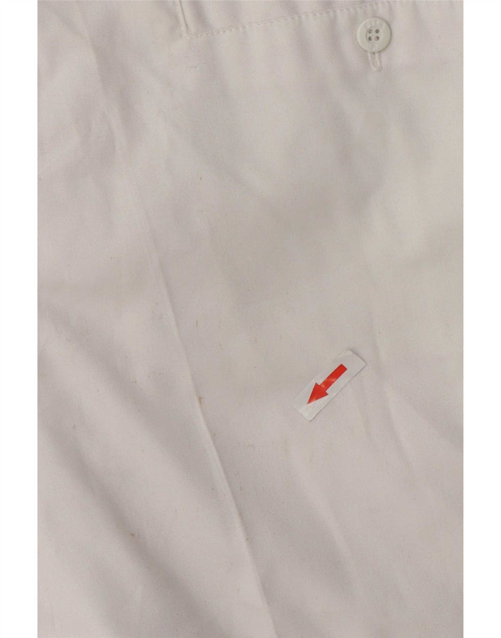 Fila Mens Pegged Chino Shorts IT 52 XL W38 Poliéster con bloques de color blanco