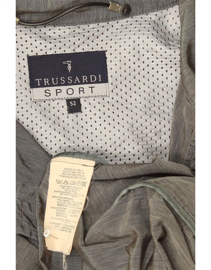 Trussardi Chaqueta Utility Hombre IT 52 XL Poliamida Gris