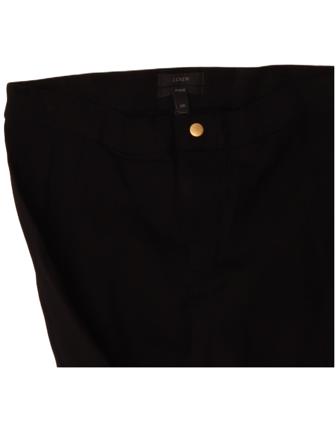 J. Crew Pixie Slim - Pantalones casuales para mujer, talla 10, talla grande, W30 L30, viscosa negra