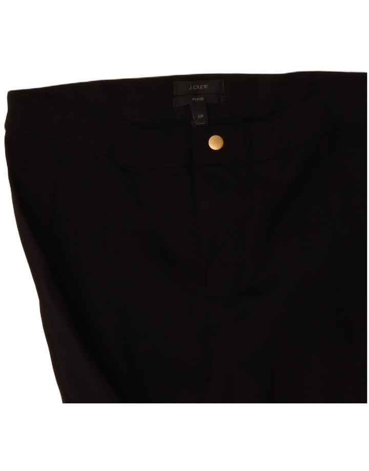 J. Crew Pixie Slim - Pantalones casuales para mujer, talla 10, talla grande, W30 L30, viscosa negra