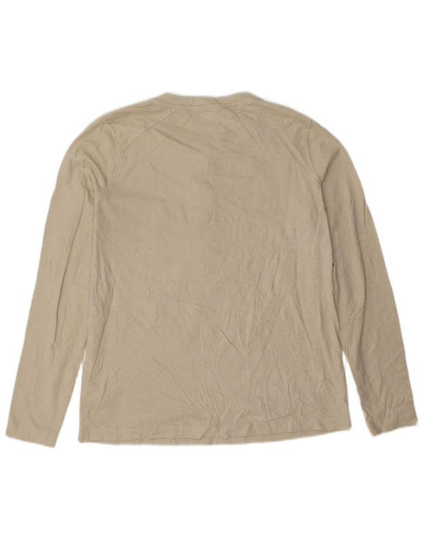 Dickies Top Mujer Manga Larga UK 10 Small Algodón Beige