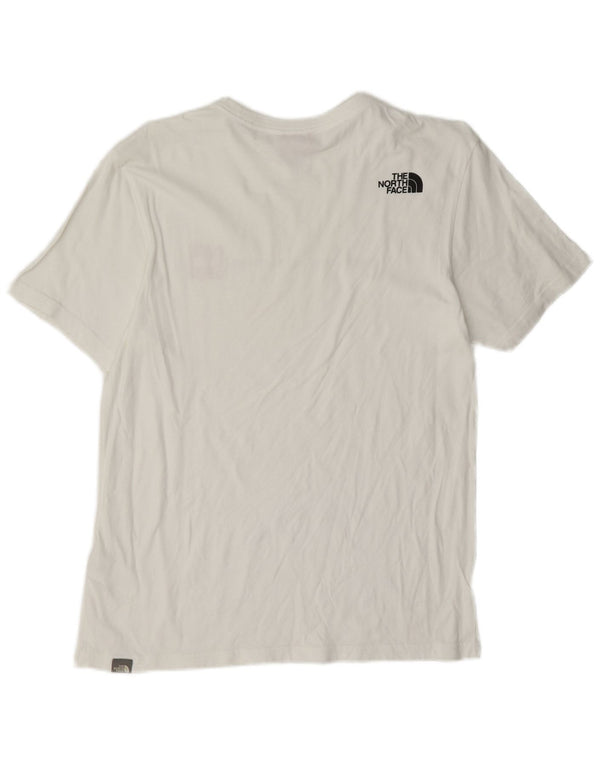 The North Face Camiseta gráfica para hombre Top Small White Cotton