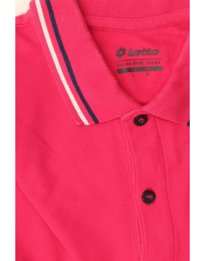 Polo Lotto Hombre Grande Rosa