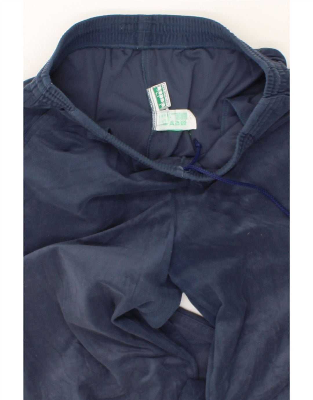 DIADORA Mens Tracksuit Trousers UK 40 Medium Navy Blue Polyester Vintage Diadora and Second-Hand Diadora from Messina Hembry 