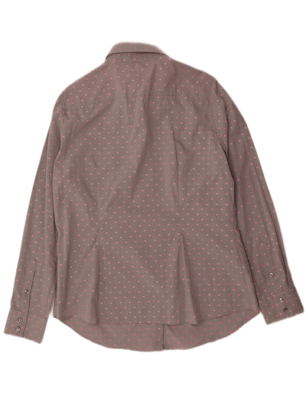 Hawes & Curtis Camisa para mujer Reino Unido 44 Grande Gris manchado