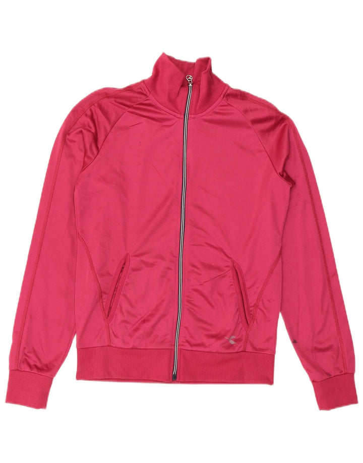 DIADORA Chaqueta de chándal para mujer UK 10 Small Pink Poliéster