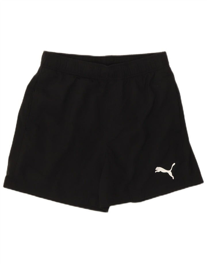 Puma Pantalones cortos deportivos para hombre pequeño poliéster negro
