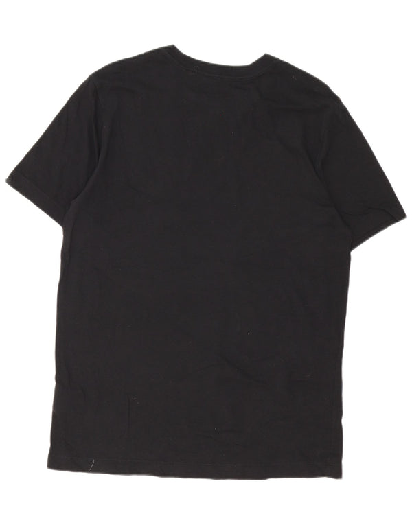 Nike - Camiseta gráfica para hombre, talla grande, algodón negro