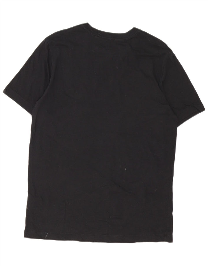Nike - Camiseta gráfica para hombre, talla grande, algodón negro