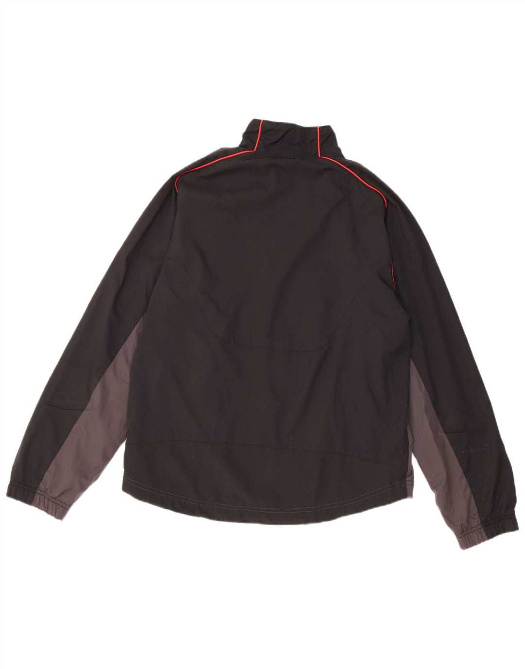 Nike Chaqueta de chándal para hombre UK 35/37 Small Gris Colorblock Poliéster