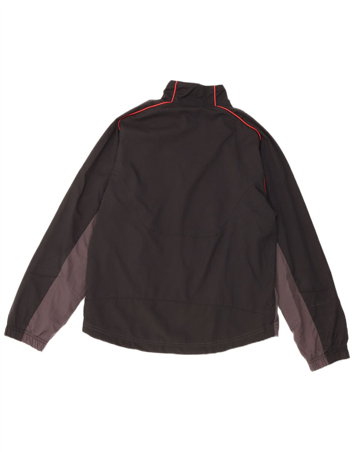 Nike Chaqueta de chándal para hombre UK 35/37 Small Gris Colorblock Poliéster