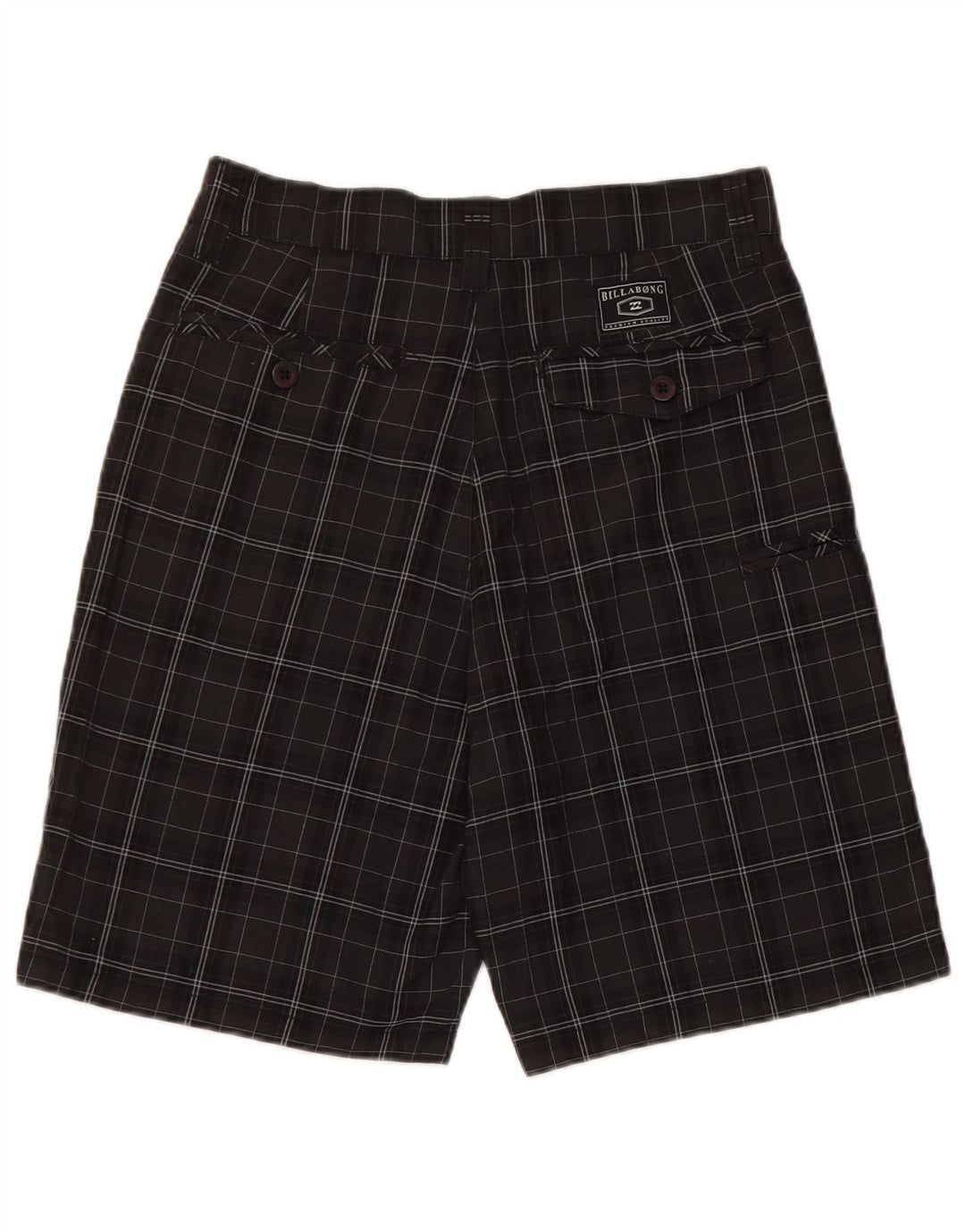 Pantalones cortos chinos Billabong para hombre W28 Small Black Check