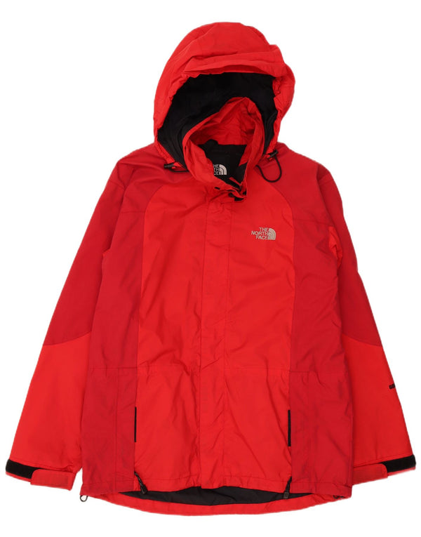 The North Face Chaqueta impermeable con capucha para hombre UK 36 Small Red Colourblock Nylon
