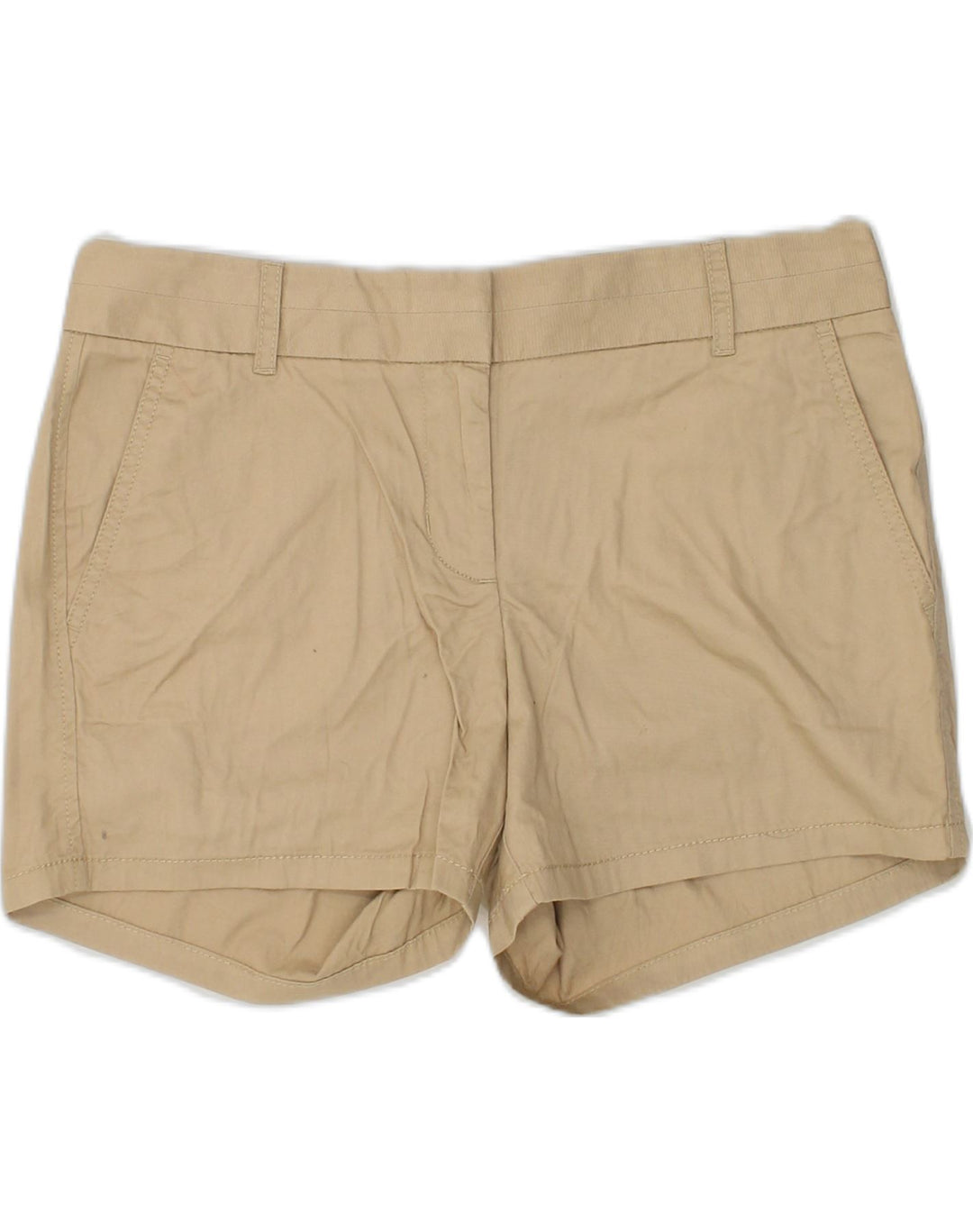 J. CREW Womens Broken In Chino Shorts US 6 Medium W30 Brown Cotton | Vintage J. Crew | Thrift | Second-Hand J. Crew | Used Clothing | Messina Hembry 