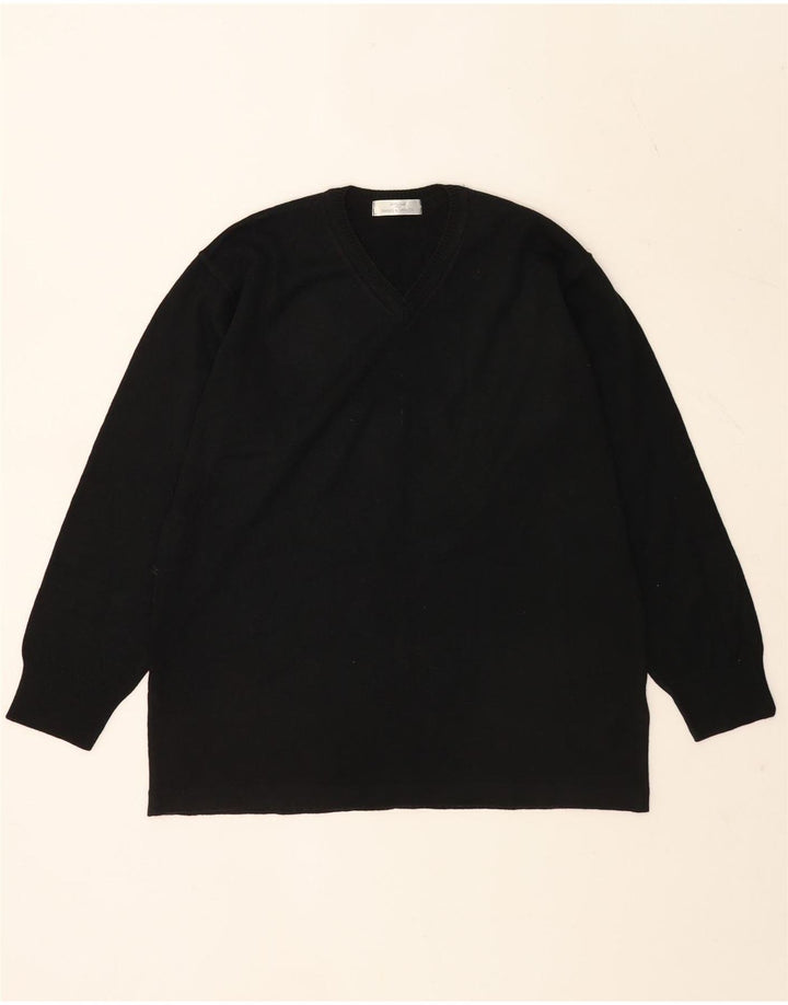 Marks & Spencer Suéter con cuello en V para niños 13-14 años Acrílico negro