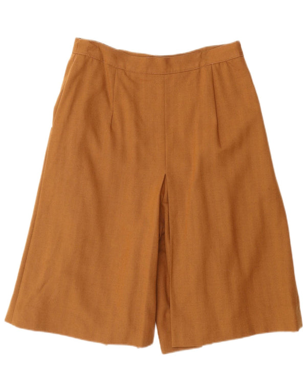 Pantalones cortos casuales vintage con cintura alta para mujer IT 44 Medium W28 Brown