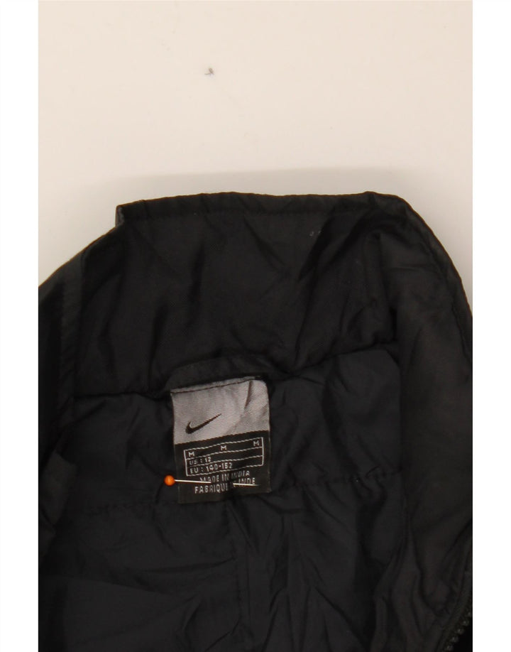 NIKE Boys Graphic Windbreaker Jacket 11-12 Years Medium  Black Nylon Vintage Nike and Second-Hand Nike from Messina Hembry 