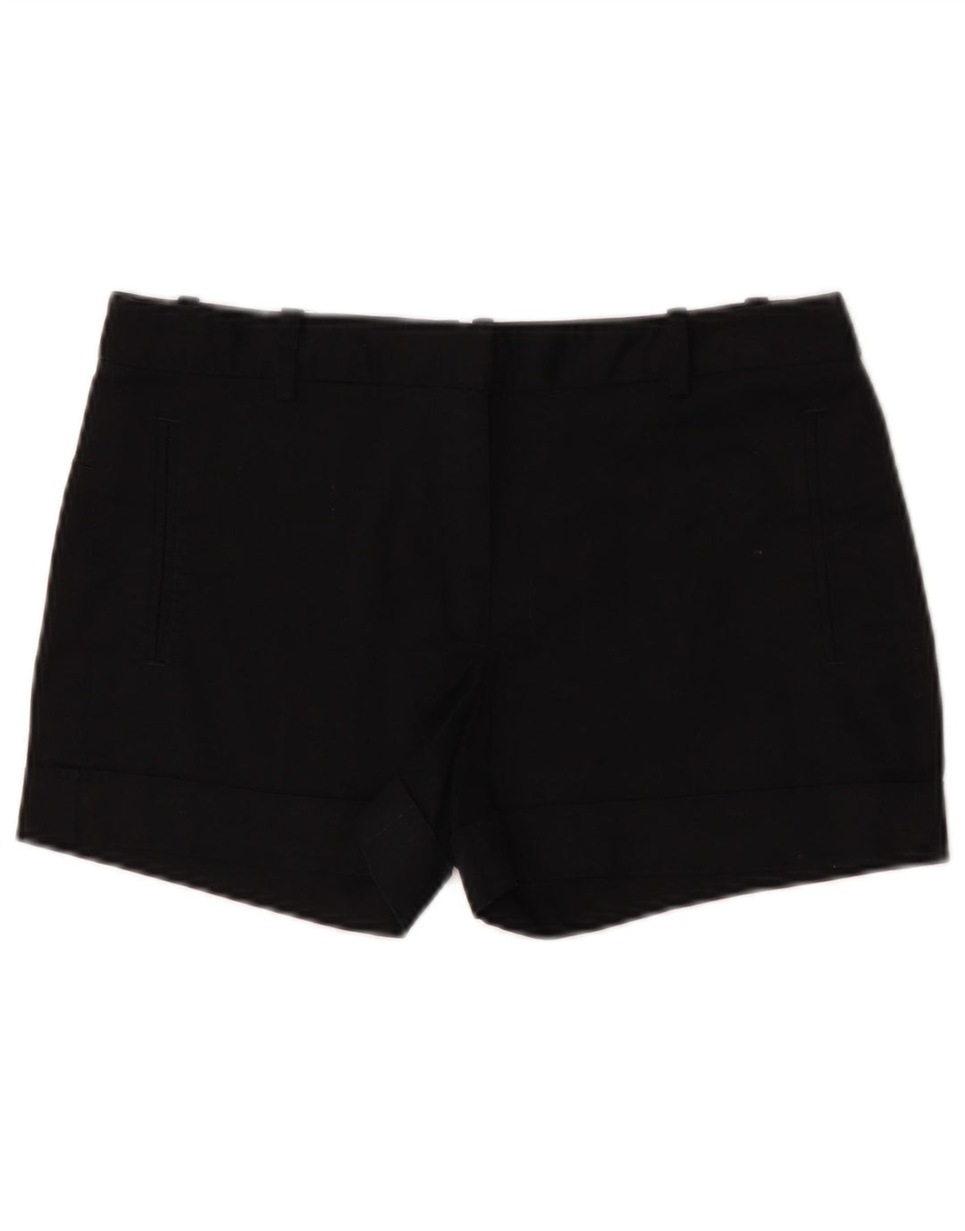 Zara Mujer Hot Pants Mediano W28 Negro
