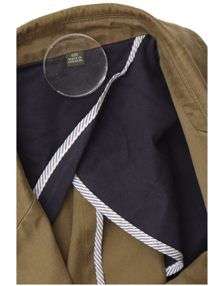 Orvis Chaqueta tipo blazer de 2 botones para hombre UK 40 Large Algodón caqui