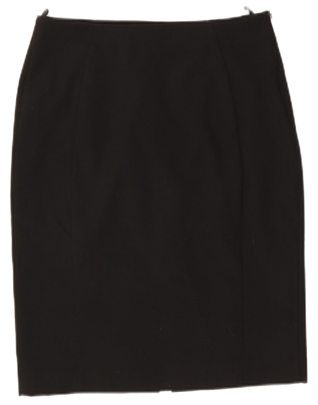 Falda De Tubo Benetton Mujer UK 40 Small W27 Poliéster Negro