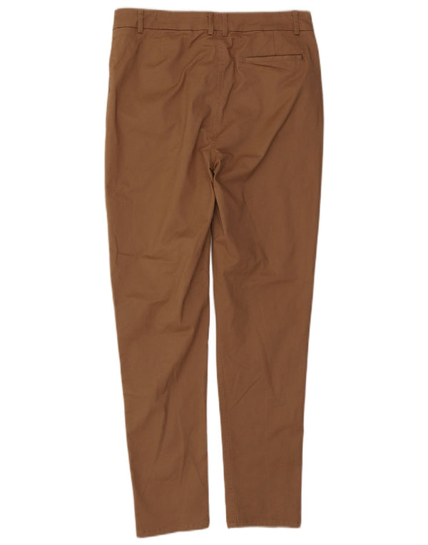 Laura Ashley Pantalones Chinos Slim para Mujer UK 10 Small W27 L29 Algodón Beige