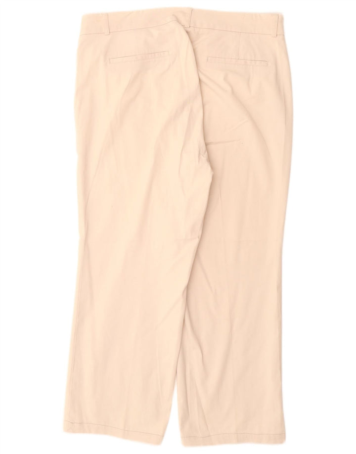DOCKERS Pantalones casuales para mujer Petite Crop US 12 Large W34 L26 Beige