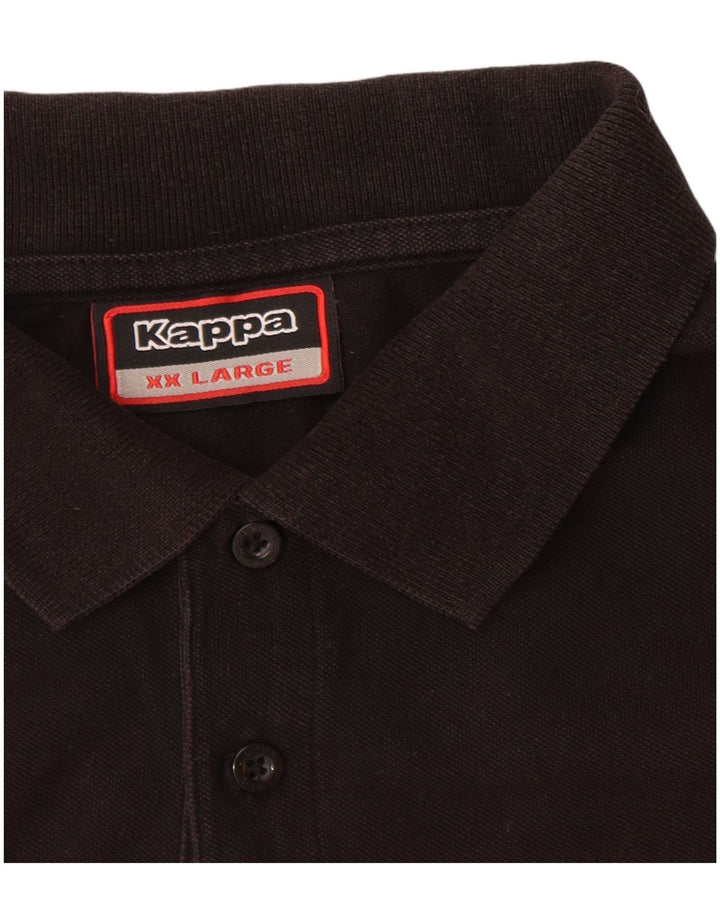 KAPPA Polo Hombre 2XL Algodón Negro