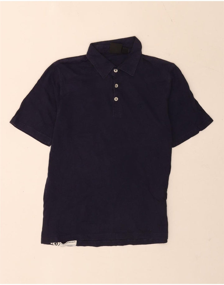 Volcom Polo para niño 13-14 años Grande Azul Marino Algodón