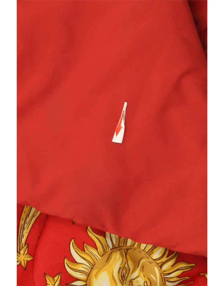 Abrigo acolchado vintage para mujer EU 44 XL Rojo