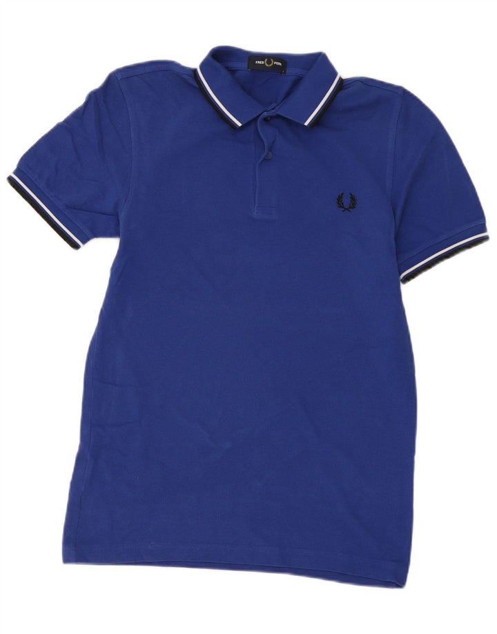 Polo Fred Perry Hombre Pequeño Algodón Azul