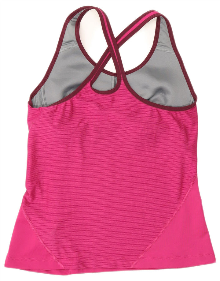 Nike - Camiseta sin mangas Dri Fit para mujer, talla 40, poliéster rosa grande