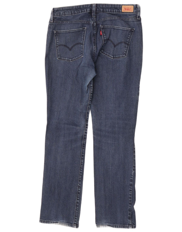 Levi's Jeans rectos de talle medio 552 para mujer US 6 Medium W28 L28 Algodón azul