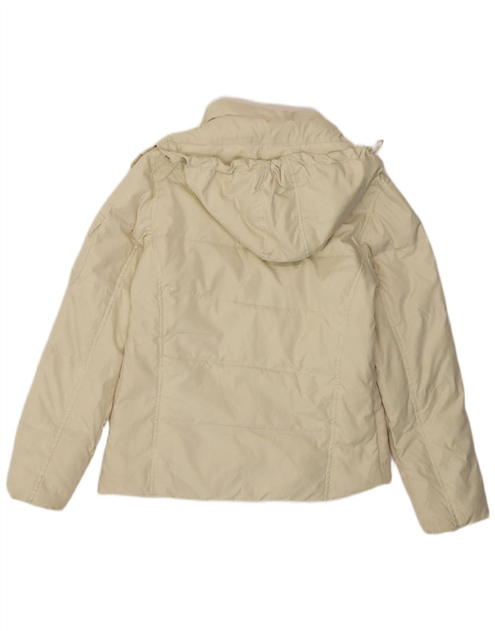 O'Neill Chaqueta acolchada con capucha para hombre UK 36 Small Off White Poliéster