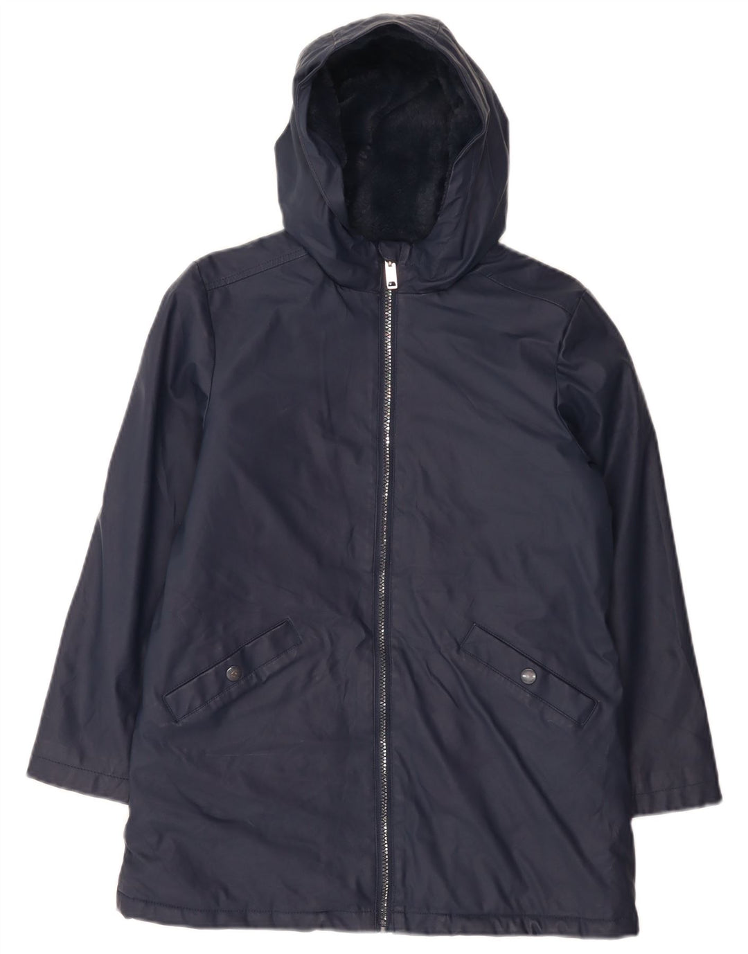 Marks & Spencer Chaqueta Sherpa con capucha para niños 10-11 años Azul marino