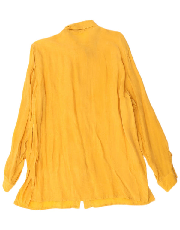 Blusa camisera extragrande para mujer Citylife IT 42 Amarillo medio