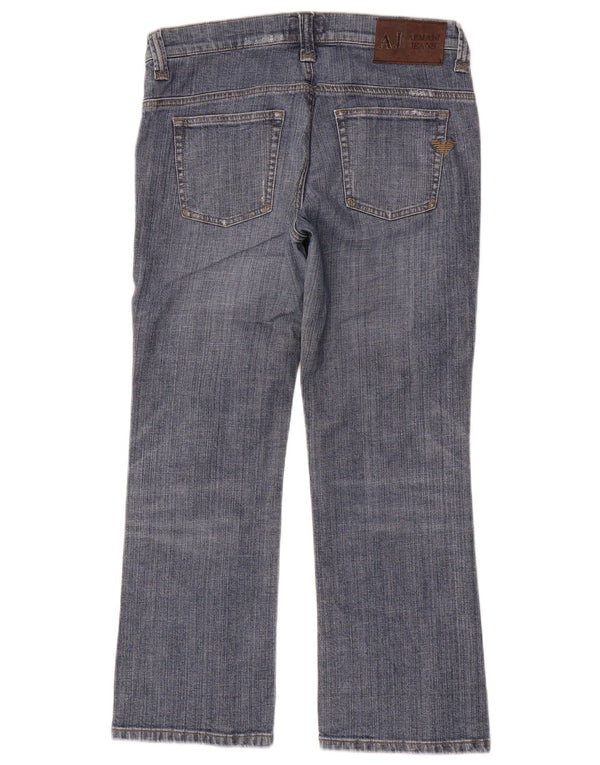 Jeans Armani Mujer Rectos W28 L26 Algodón Azul