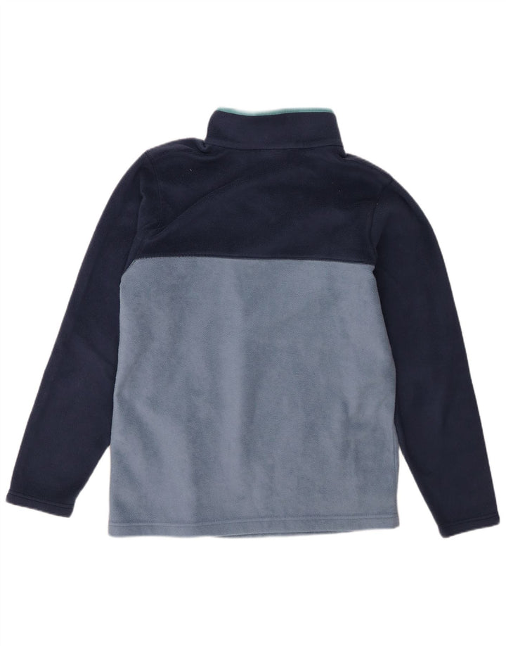 Columbia Jersey tipo jersey con cremallera en el cuello para hombre, color azul marino mediano