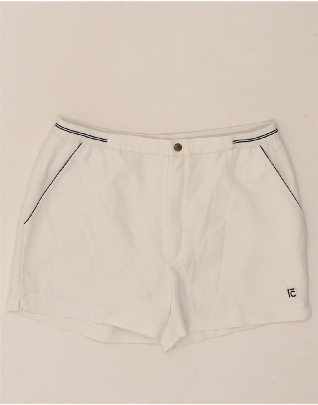 VINTAGE Womens Chino Shorts W30 Medium White Vintage Vintage and Second-Hand Vintage from Messina Hembry 