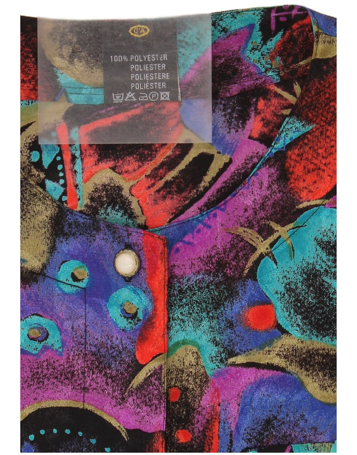 Blusa tipo camisa con estampado abstracto para mujer Golden Gate IT 44 Medium Multicolor