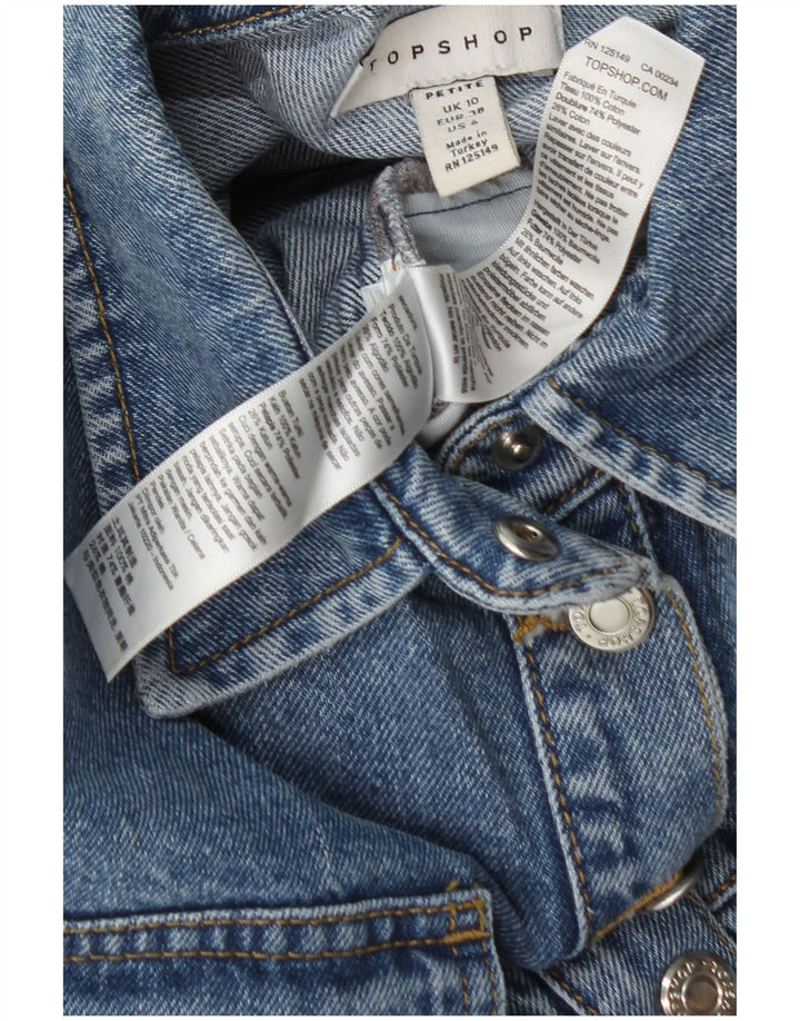 Topshop Mono vaquero para mujer UK 10 Small Algodón azul