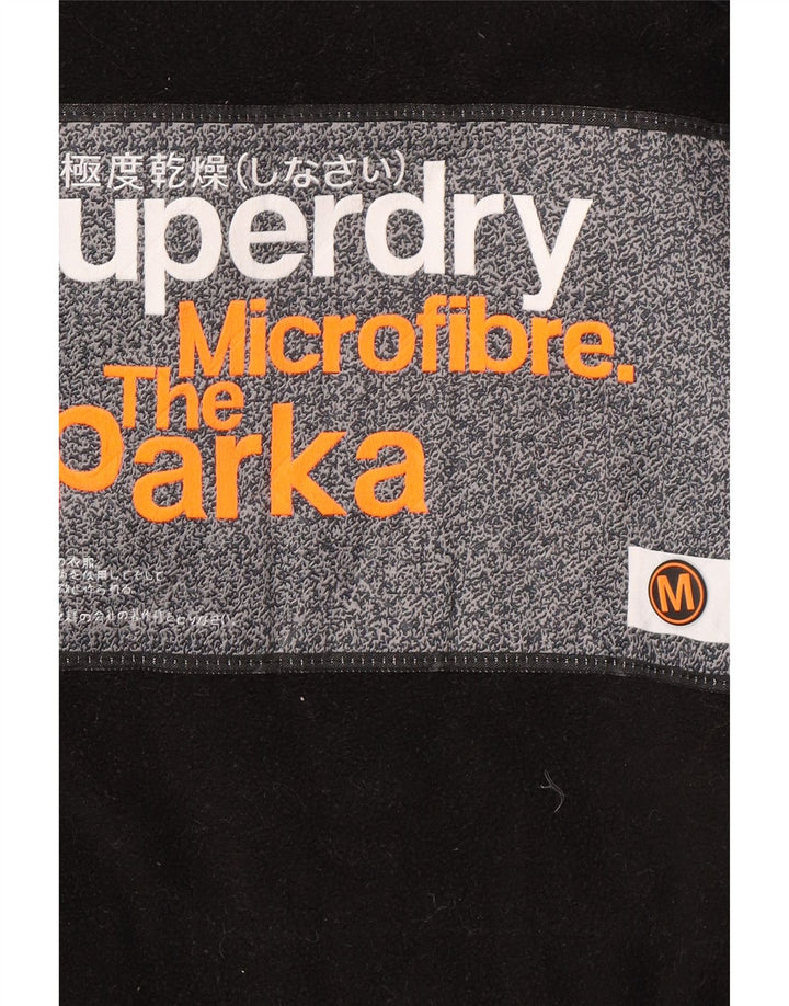 Superdry Parka con capucha para hombre, talla 38, nailon gris medio