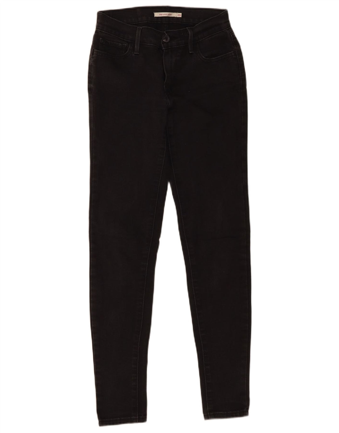 Vaqueros Levi's 710 Super Skinny para mujer W26 L30 Negro