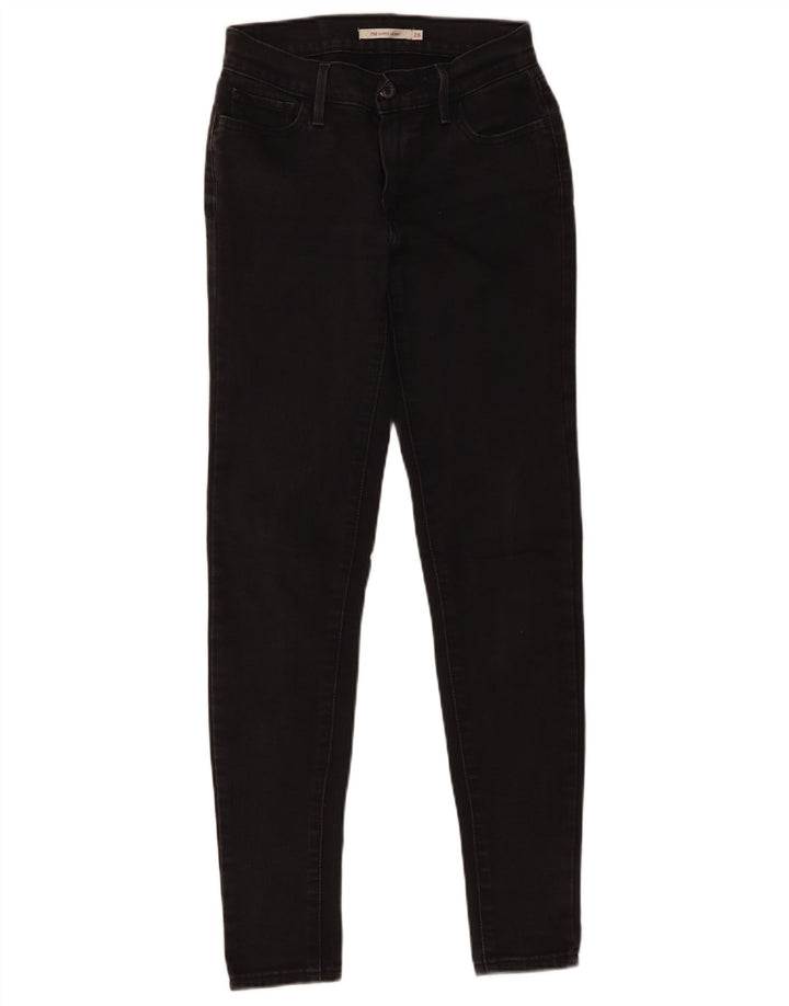 Vaqueros Levi's 710 Super Skinny para mujer W26 L30 Negro