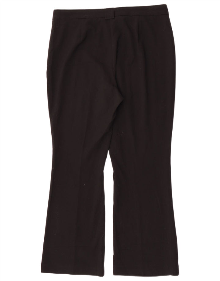 Marks & Spencer Pantalones de traje con corte de bota para mujer UK 12 Medium W30 L27 Negro